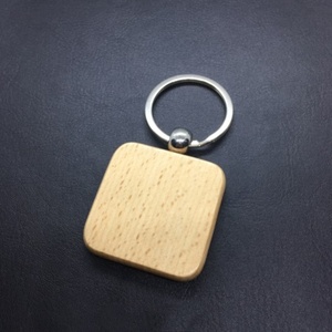 Etiquetas de Madera Natural Personalizadas para Llaves, Llavero de Madera Portátil con Grabado Láser, Llavero con Logotipo para Regalo de Recuerdo - Product Image 4