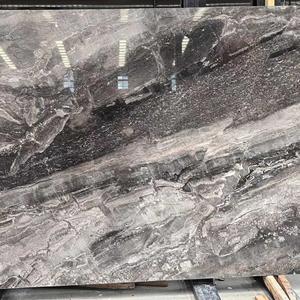 Peldaños <span class=keywords><strong>de</strong></span> Escalera <span class=keywords><strong>de</strong></span> Mármol Natural Gris Veneciano, Encimeras <span class=keywords><strong>de</strong></span> Piedra para Estufas, Ventanas Abatibles, Baños <span class=keywords><strong>de</strong></span> Villa Modernos Pulidos Hechos a Medida - Product Image 3
