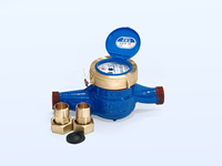 CHENSHUO DN20 ISO4064 Certified Multi-Flow Horizontal Water Meter Mechanical Brass/Nylon/ABS Plastic IP68 Protection Threaded