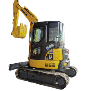 Excavadora Komatsu PC55 usada de Japón, excavadora de orugas de 5 toneladas, excavadora Komatsu PC55MR usada barata - Product Image 1
