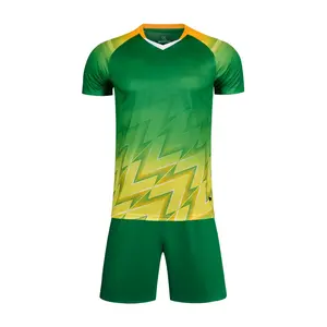 طقم زي كرة قدم تايلاندي قابل للتخصيص قمصان كرة قدم مع اسم فريق النادي طقم قمصان كرة قدم - Product Image 4