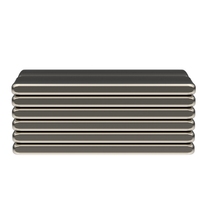 Magnet Neodymium N45 N48 N50, Magnet Ubin, Magnet Lengkung, Material Magnetik, Magnet N52, Lapisan Epoksi, Daya Tarik Besar