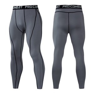 Leggings Deportivos Elásticos Personalizados, Pantalones Deportivos de Compresión que Conservan el Color, Leggings Atléticos para <span class=keywords><strong>Hombre</strong></span> para Correr - Product Image 6