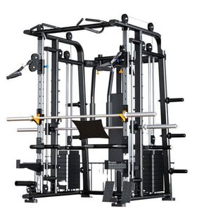 Equipo de Entrenamiento Integral de Acero Smith Equipments, Equipo de Gimnasio, Soporte para Sentadillas, Power Rack, Duradero, Fabricado en EE. UU. - Product Image 1
