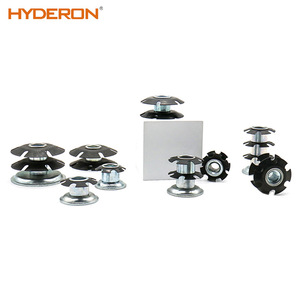 Hyderon Round Tube Vertical Shaft Connector M5 Steel DIN Standard <b>Washer</b> Hardware Accessory - Product Image 4