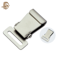 1 "" Clips de mousqueton en métal Mousqueton à oeil en métal Fermoirs de déclenchement Clips de lanière en métal Fermoirs à ressort