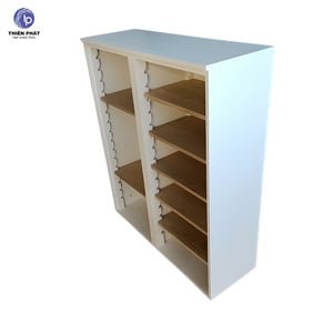 Modern Ivory White Wall-Mounted Kitchen Cabinet <b>Open</b> Shelf Top <b>Unit</b> Wood and Iron Decorative Furniture for Space-Saving Homes - Product Image 6