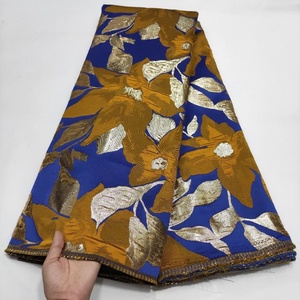 Tessuto di alta qualità broccato Jacquard raso africano <span class=keywords><strong>Organza</strong></span> tessuto di pizzo per il vestito - Product Image 5