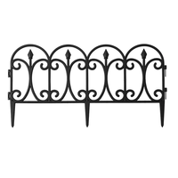 Bordure décorative pour jardin, cour, chemins, Patio, bord en plastique, chemin de paysage, lit de fleurs, pelouse, clôture à picots
