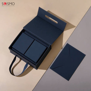 Tùy Chỉnh Bán Buôn Thiết Kế Cứng Nhắc Giấy Sang Trọng Đá Quý Đồ Trang Sức Các Tông Vòng Cổ Bao Bì Hộp Nhẫn Gói Quà Tặng Với Logo - Product Image 2