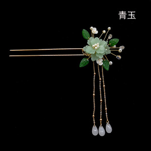 Chinese Style Vintage Handmade Flower Decoration Wholesale <strong>Bridal</strong> Japanese Antique Wedding <strong>Hair</strong> Accessories Bun Stick <strong>Hair</strong> <strong>Pins</strong> - Product Image 6