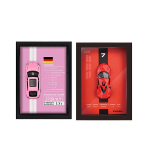 Marco de Fotos Tridimensional a Escala 1:32, Marco para Colgar Cuadros, Modelo de Coche de Aleación, Diseño Tridimensional 3D - Product Image 1