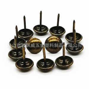 Antique Bronze Round Head Tacks 11mm Diameter 17mm Length For <b>Sofa</b> Upholstery And Wallpaper Fixing - Product Image 5