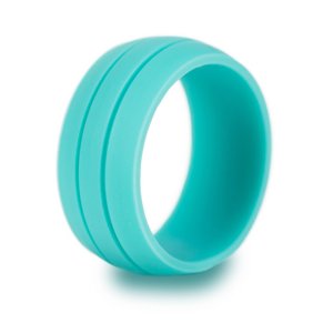 خواتم رياضية عصرية رائجة للبيع، خواتم ملونة ناعمة من السيليكون المطاطي للنساء والرجال - Product Image 2