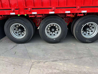 Semi-remorque surbaissée robuste d'occasion, détachable, 5-10 tonnes, en acier, quatre essieux, 12R22.5, pour transport d'excavatrices