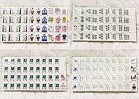 Set Mahjong Golf Master Versi Amerika Ubin Mahjong Akrilik Koleksi Elegan Set Permainan