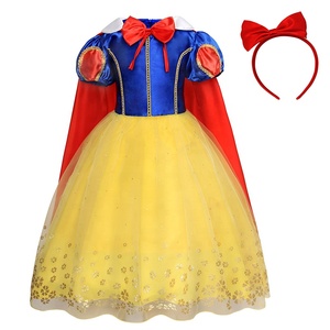 Costume de princesses <span class=keywords><strong>blanche</strong></span>-<span class=keywords><strong>neige</strong></span>, Halloween, carnaval, fête de noël pour filles, déguisement Cosplay, robes pour enfants - Product Image 1