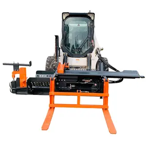 skid steer attachments forestry firewood making machine wood processor