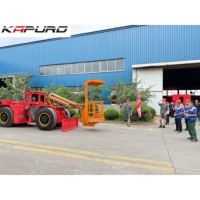 Plateforme élévatrice souterraine 500 kg, hauteur de levage maximale 7,2 m, force de traction 100 kN, plateforme de travail minière