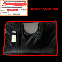 Couverture de Sauna Infrarouge Professionnelle Portable Noire 2026 pour Remodelage Corporel et Drainage Lymphatique – Couverture Thermique Détoxifiante et Amincissante pour le Corps Entier (Fabriquée en Chine)