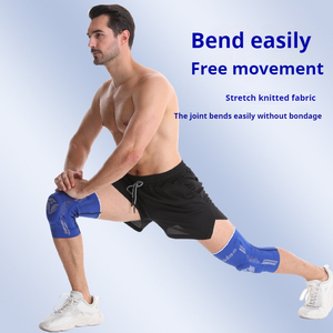 Profissional Novo design processo Elastic novo tricô esporte joelho apoio basquete voleibol joelheiras neoprene joelheira