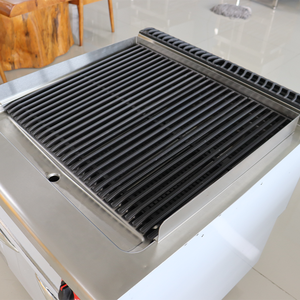 <span class=keywords><strong>Grill</strong></span> électrique vertical à pierre de lave avec armoire, équipement de cuisine pour restaurant, vente chaude commerciale - Product Image 2