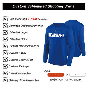 Magliette Personalizzate a Maniche Lunghe per Riscaldamento Basket, Traspiranti e ad Asciugatura Rapida per Club e Squadre - Product Image 2