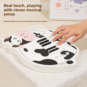 Petit <span class=keywords><strong>piano</strong></span> électronique en bois pour enfants, jouet musical éducatif Montessori, instrument de musique pour enfants - Product Image 4