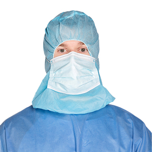 Customizable Color and Package Elastic Neck Clinic Disposable Hair <strong>Mask</strong> Surgical pp Balaclava Hood Cap - Product Image 2