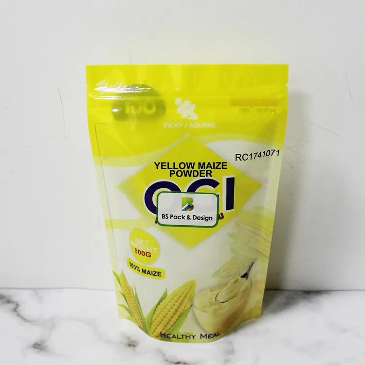 Bolsas de plástico biodegradables de nailon con cremallera, sello Biodegradable de almidón de maíz sin Min, marca Compostable