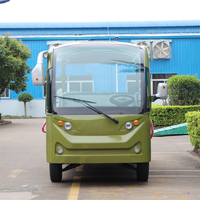 Mini-bus électrique de tourisme CE 17 places, moteur AC 72V 7,5W, batterie au lithium