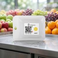 ZenMeasure Perekam Data Suhu Sekali Pakai Nirkabel, Tag Suhu Sekali Pakai, Tahan Air IP67 untuk Logistik Rantai Dingin, Laporan PDF, Instrumen Pengukur Suhu