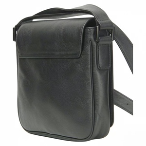 Sac messager en cuir véritable noir pour homme, sac à bandoulière vintage pour les trajets quotidiens et les voyages - Product Image 5
