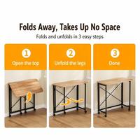 Bureau de travail extensible moderne avec structure métallique durable, table d'ordinateur extensible pour le personnel de bureau et usage commercial