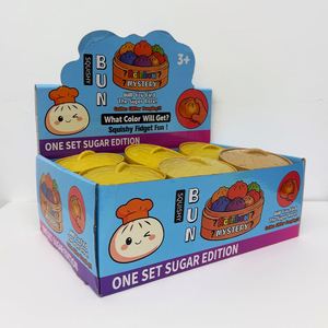 Juguete antiestrés Bao Bun con purpurina brillante de rebote rápido, al por mayor desde almacén de EE. UU., listo para enviar, juguete de descompresión Bao Bun - Product Image 6