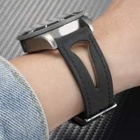 Bracelet de montre Kingphone en cuir véritable pour hommes, boucle à ardillon détachable rapide, design tendance pour montre, bracelet de 20 mm 22 mm