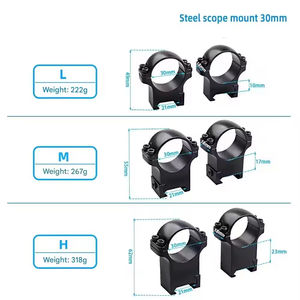 วงแหวนยึดกล้องเล็งแบบยุทธวิธีอะลูมิเนียมขนาด 30 มม. ทนทาน พร้อมขายึดแบบปลดเร็ว รองรับแรงดันสูง สำหรับอุปกรณ์เล็งยิงกลางแจ้ง - Product Image 4