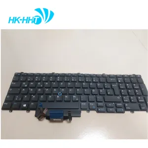 HK-HHT ordinateur portable GR clavier allemand lumière pour DELL Latitude E5550 E5570 E5580