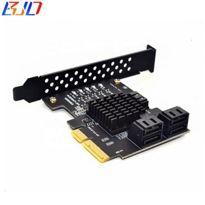 Bán buôn 5 SATA 3.0 7pin kết nối để PCI Express PCI-E 4x Adapter mở rộng thẻ 6gbps jms585 cho ổ đĩa cứng - Product Image 3