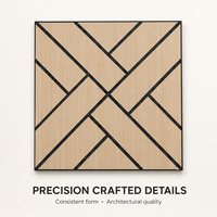 Panneau acoustique décoratif en PVC et fibre de polyester, sur mesure OEM pour studio et bureau