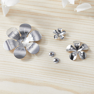 <strong>Manufacturing</strong> <strong>Supplies</strong> Flower Cap Beads End Caps Tassel Charms Stainless Steel Flower Bead Caps for <strong>Jewelry</strong> Making Accessories - Product Image 5