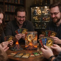 Dragonfire : Collection de dragons mythiques et jeu de cartes de construction de deck
