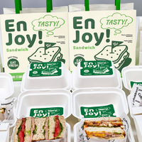 Autocollants de cuisson verts personnalisés, étiquettes d'emballage alimentaire mignonnes et écologiques pour boîtes à gâteaux, sachets de biscuits, design minimaliste