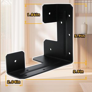 Kit de support de jambes d'établi supports d'angle de Table de travail pour Tables en bois personnalisées bricolage pergola de bois - Product Image 5