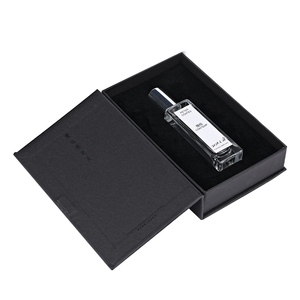 Caja magnética de cartón negra para regalo, embalaje de lujo, botella de <span class=keywords><strong>Perfume</strong></span> vacía con caja - Product Image 4