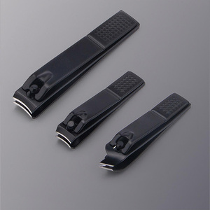 3Pcs Thép Không Gỉ Màu Đen Phẳng Cong Bevel Cắt Móng Tay Thiết Lập Làm Móng Tay Móng Chân Công Cụ Cho Cá Nhân Nhà Chăm Sóc Móng Tay Sử Dụng - Product Image 3