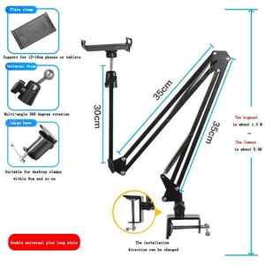 COOYinka ขาตั้งไมโครโฟนตั้งโต๊ะแบบยืดหยุ่นขาตั้งไมโครโฟนแบบมืออาชีพ - Product Image 5