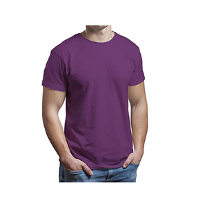 Summer Cotton T Shirt Men O Neck Stretch Solid New Tops Clothing Casual T Shirt - Product Image 4