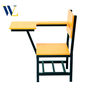 Hiện Đại Bền Có Thể Gập Lại Lớp Học Ghế Đặt Chiều Cao Có Thể Điều Chỉnh Trường Bàn Với Gỗ Kim Loại Bảng Cho Sinh Viên - Product Image 2