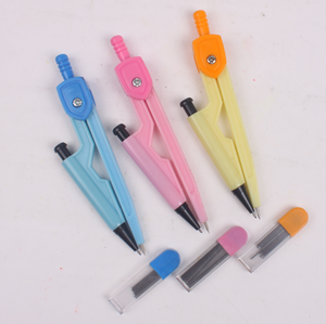 Trẻ Em Chuyên Nghiệp Bút Chì La Bàn Thiết Lập Với Vòng Tròn Bán Kính Kích Thước Cai Trị Bán Buôn Đầy Màu Sắc Nhựa La Bàn Cho Học Sinh Trung Học - Product Image 2